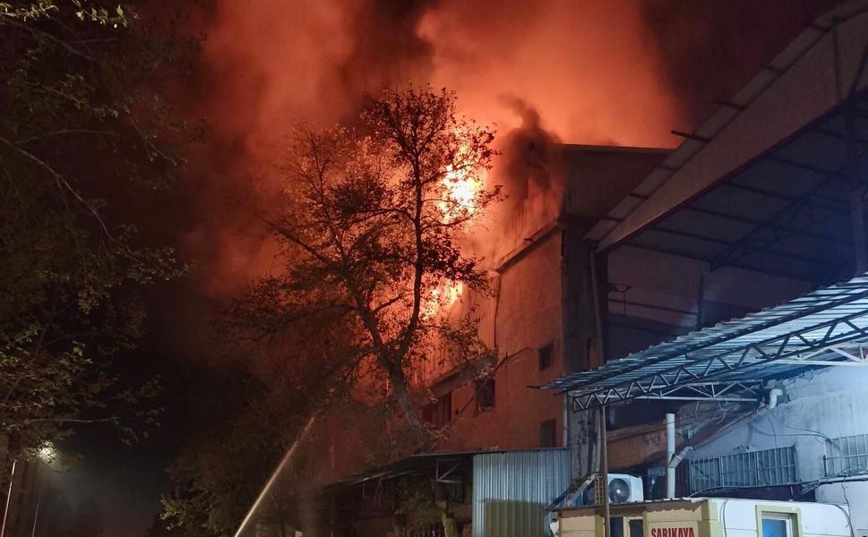 Kahramanmaraş’ta Ahşap Atölyesinde Yangın