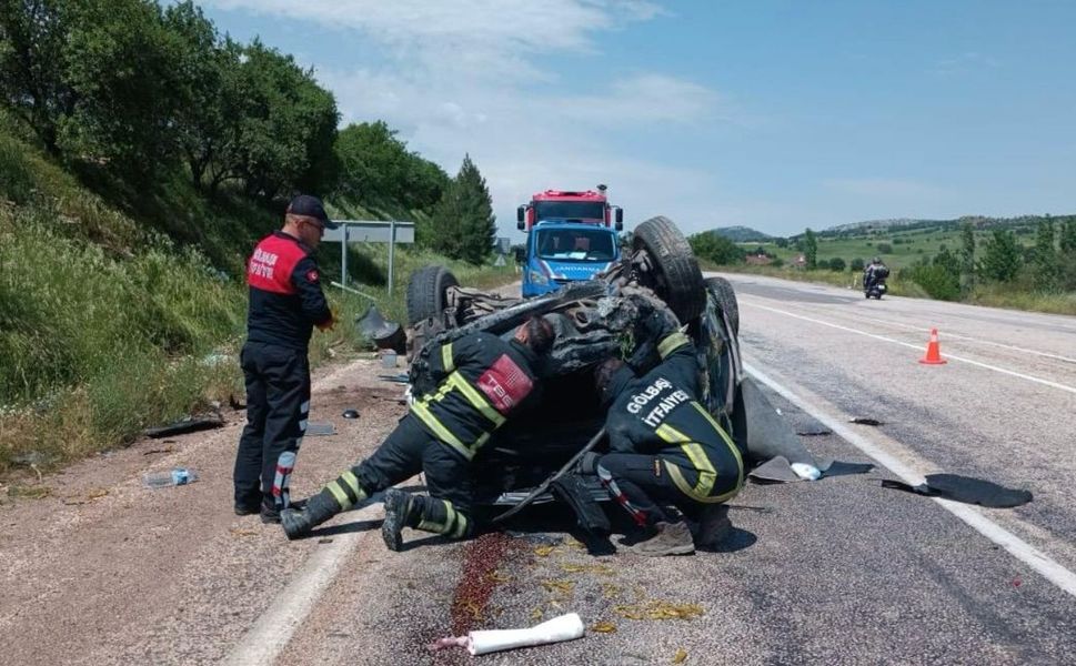 Kahramanmaraş Yolunda Kaza: Biri Çocuk 2 Yaralı