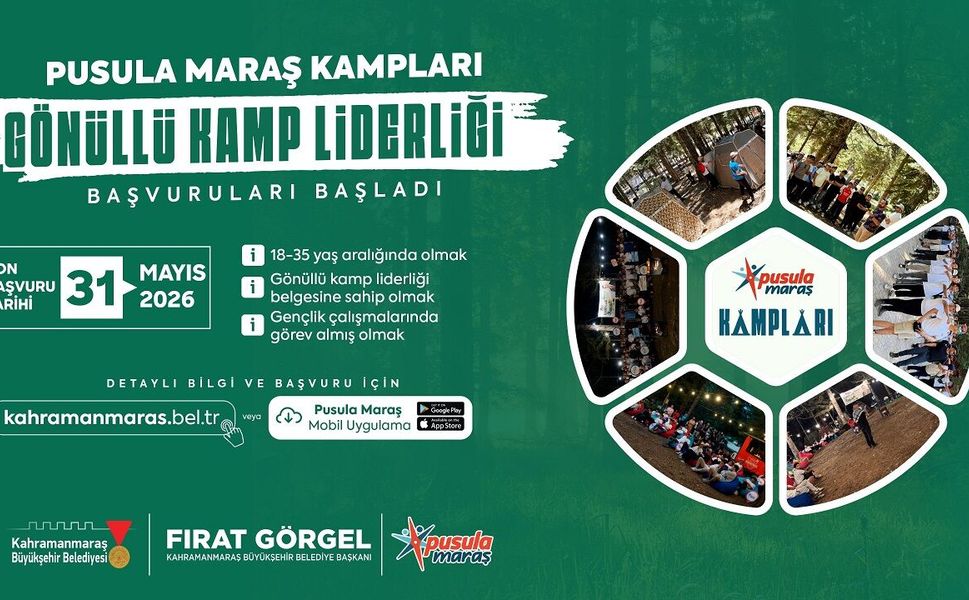 Pusula Maraş, Gönüllü Kamp Liderlerini Arıyor