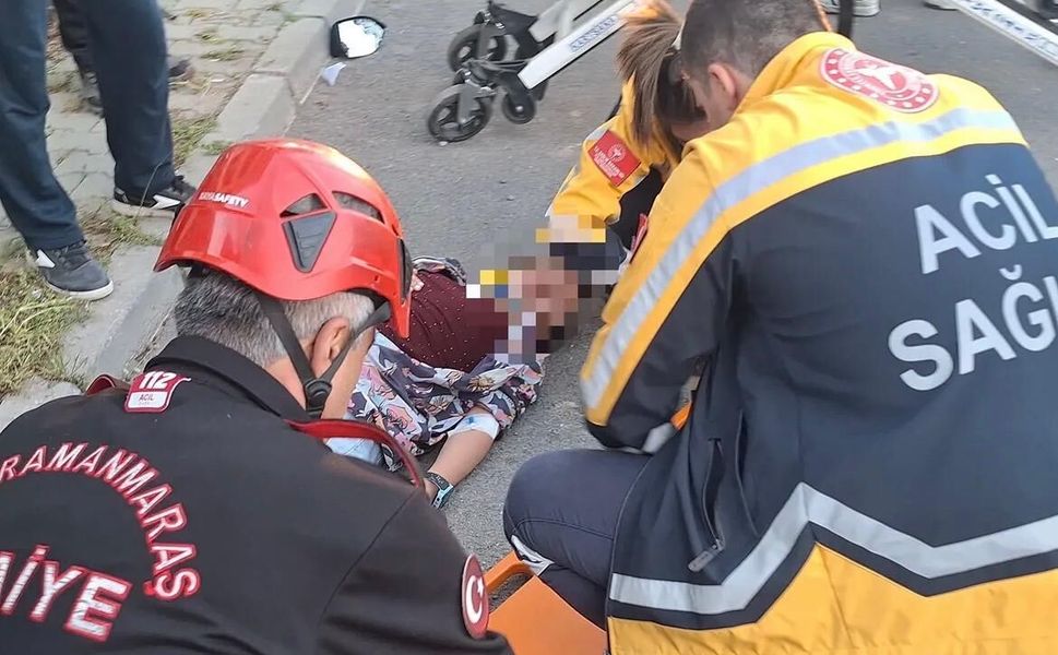 Kahramanmaraş’ta Otomobil Devrildi! 4 Kişi Yaralandı