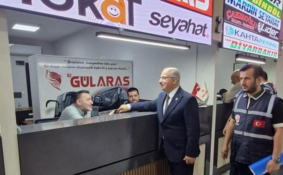 -Kahramanmaraş’ta Bayram Öncesi Terminalde Denetim
