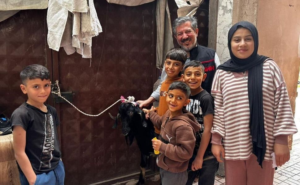 Kahramanmaraş İHH'dan Yetim Ailelere Kurban Desteği