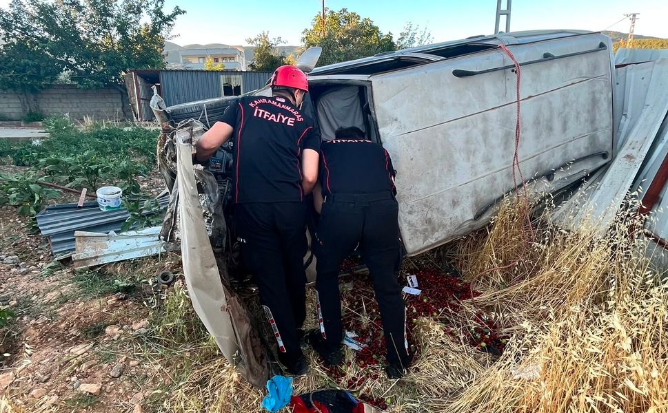 Kahramanmaraş'ta kaza: 4 yaralı hastaneye kaldırıldı