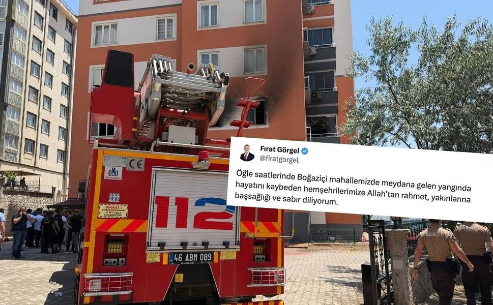 Başkan Görgel’den Yangında Hayatını Kaybeden Vatandaşlar İçin Taziye Mesajı