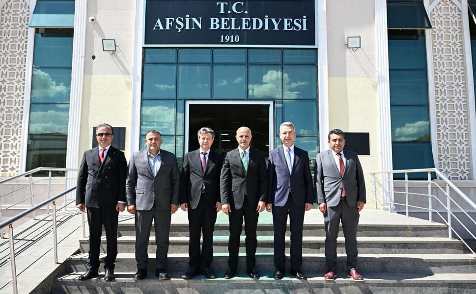 KSÜ Rektörü Okumuş’tan Afşin Belediye Başkanı Kıraç’a Ziyaret