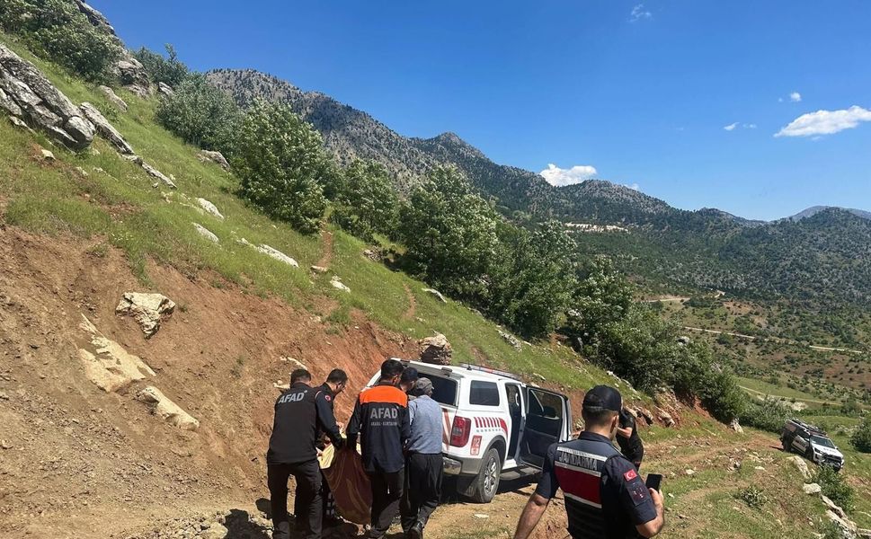Kahramanmaraş'ta Dağda Mahsur Kalan Kadın Kurtarıldı