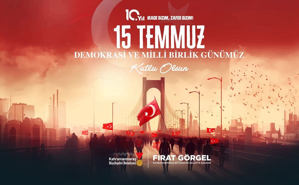 Başkan Görgel’den 15 Temmuz’un 10’uncu Yılında Birlik ve Beraberlik Mesajı
