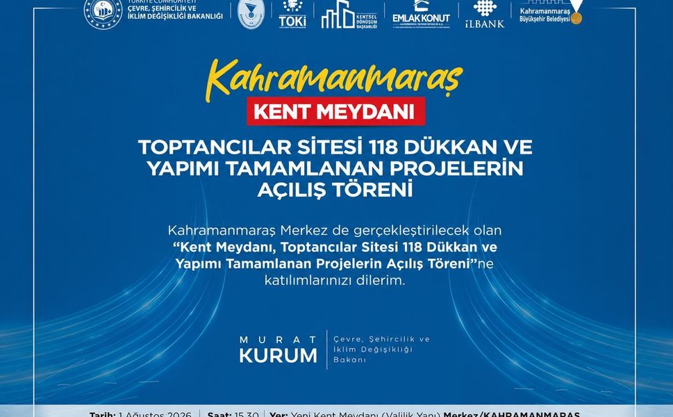 Şehre Değer Katacak 5 Yatırım Daha Hizmete Giriyor