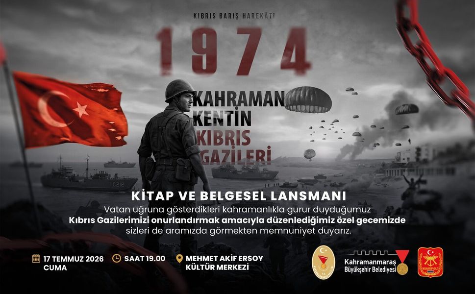 Kahramanmaraşlı Kıbrıs Gazilerinin Hatıraları Kitap ve Belgeselle Geleceğe Taşınıyor