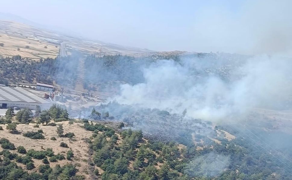 Kahramanmaraş’ta Orman Yangını Kontrol Altına Alındı