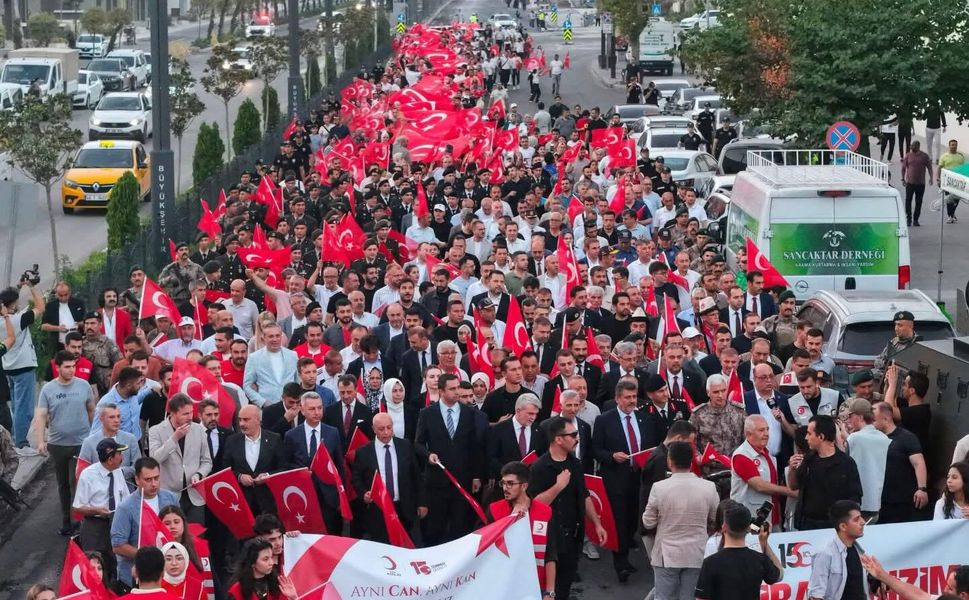 Kahramanmaraş’ta 15 Temmuz’un 10. Yıl Dönümünde Demokrasi Nöbeti