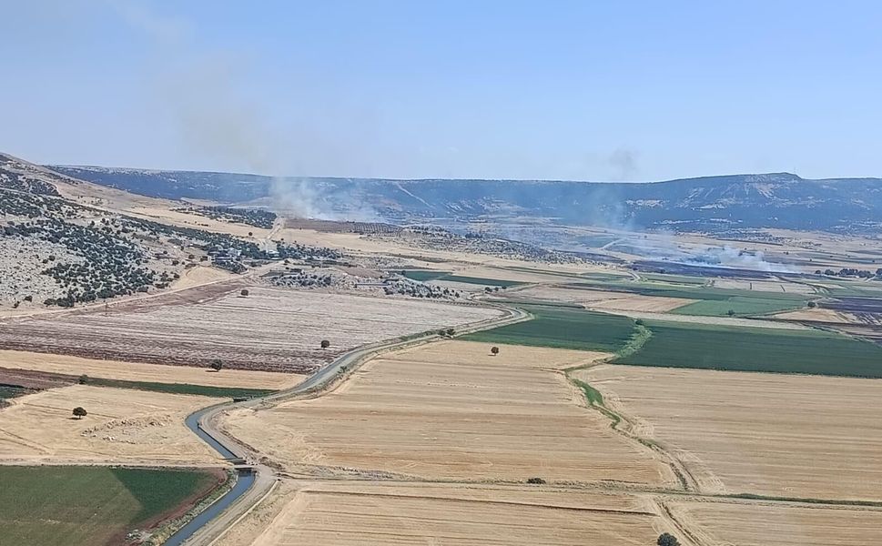 Kahramanmaraş'ta Çıkan Orman Yangını Ekiplerin Müdahalesiyle Söndürüldü