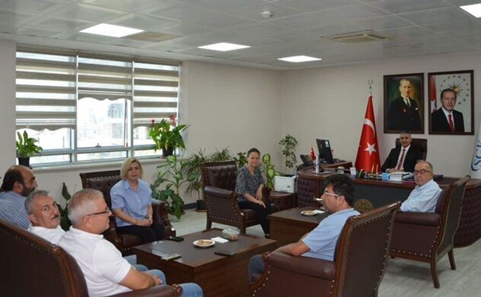 Kahramanmaraş Gazeteciler Cemiyeti'nden SGK İl Müdürü Karaoğlan'a Nezaket Ziyareti