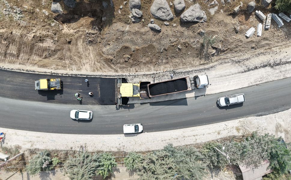 Büyükşehir, Andırın’da Yol Yatırımlarını Artırarak Sürdürüyor
