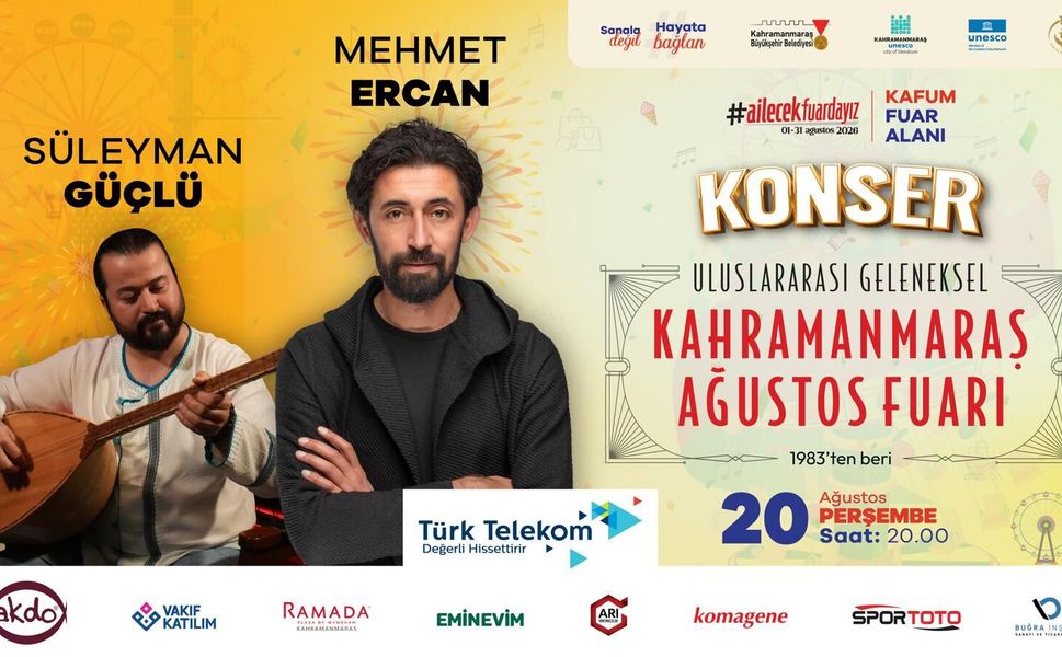 Ağustos Fuarı’nda Müzik ve Şiir Dolu Bir Gece Ziyaretçileri Bekliyor