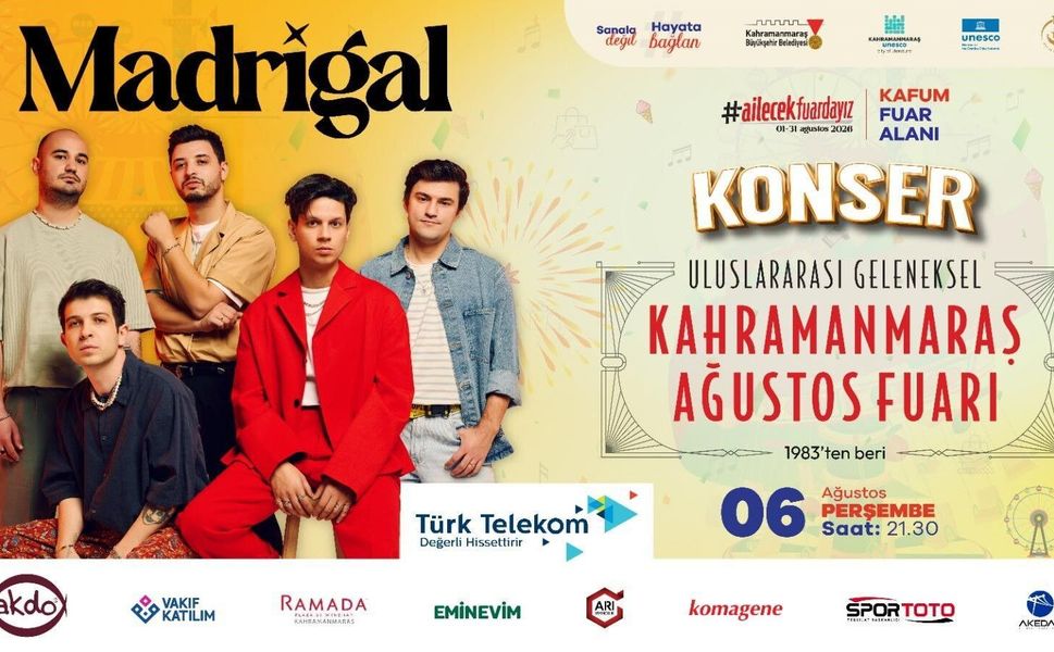 Madrigal, Perşembe Günü KAFUM’da Sahne Alacak