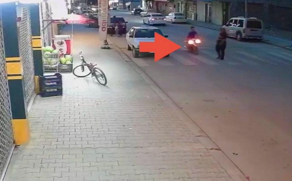 Kahramanmaraş'ta Yaşlı Adama Motosiklet Çarptı