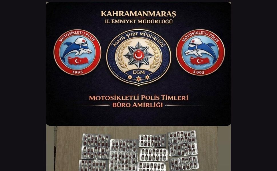 Kahramanmaraş’ta Şüphelinin Üzerinden 790 Hap Çıktı