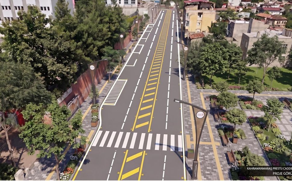 Büyükşehir, Gazneliler Caddesi’nde Son Kat Asfalt Serimini Sürdürüyor
