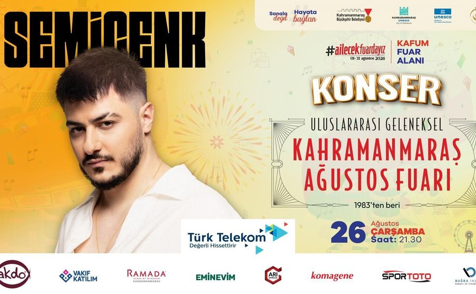 Semicenk, Çarşamba Günü Ağustos Fuarı’nda Sahne Alacak