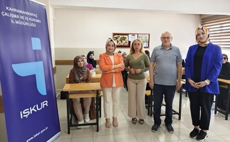 Dulkadiroğlu'nda Kursiyerlere İstihdam Odaklı Eğitim