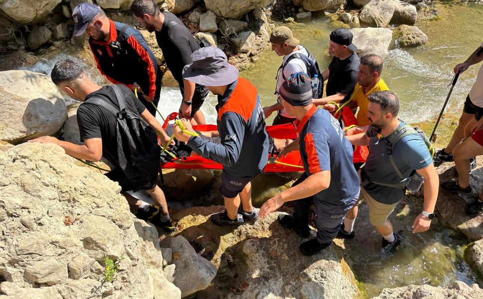 Kahramanmaraş’ta Kanyonda Nefes Kesen Kurtarma