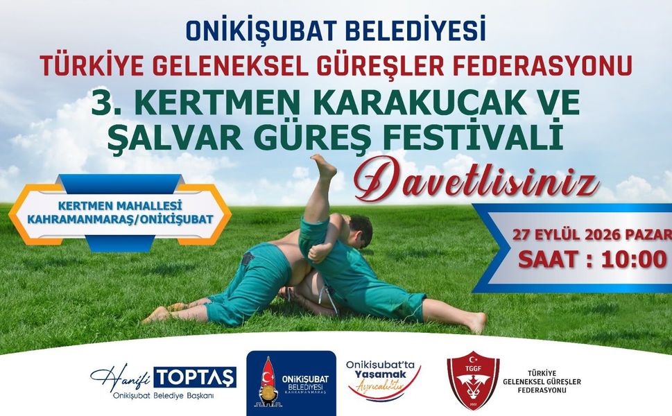 Türk güreşinin Nabzı Bu Yıl Da Onikişubat Belediyesi İmzasıyla Kertmen’de Atacak