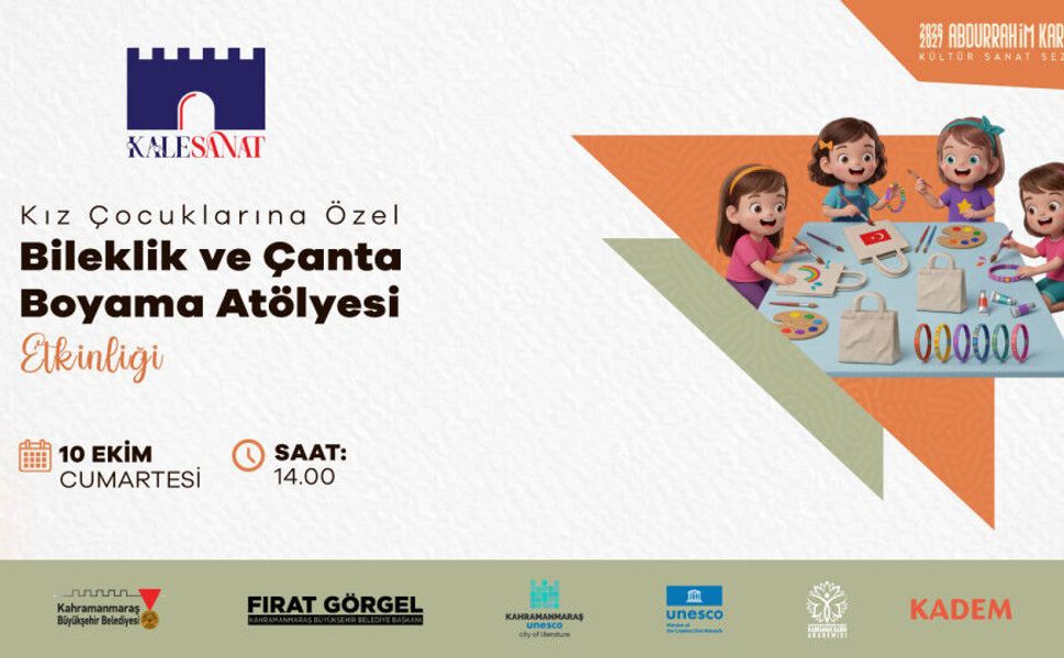 Büyükşehir’den Kız Çocuklarına Özel Boyama Etkinliği