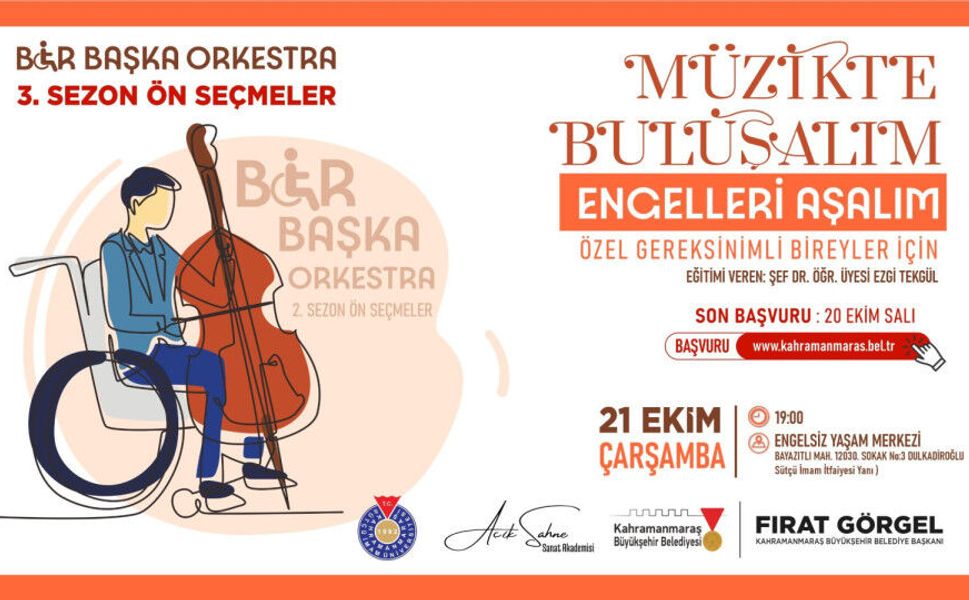Büyükşehir’in “Bir Başka Orkestra”sı Yeni Seslerini Arıyor