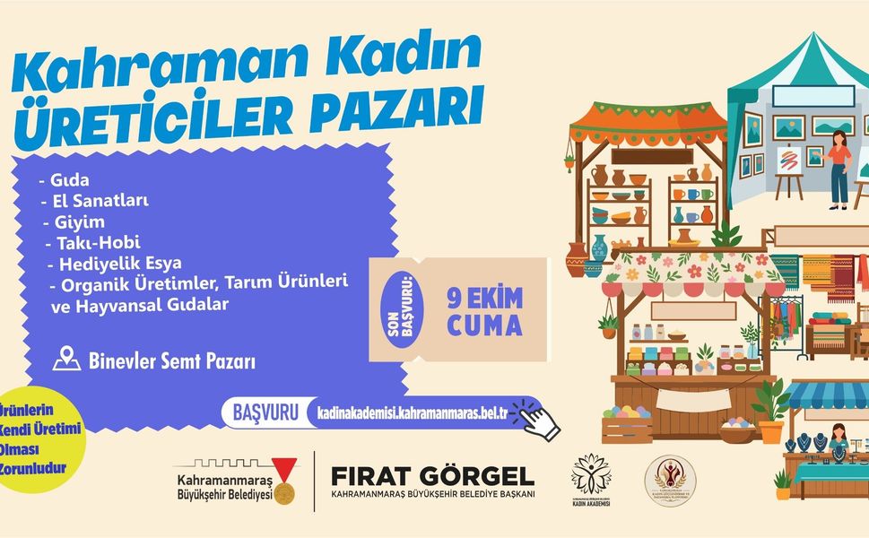 Büyükşehir’den Kadın Emeğine Güçlü Destek; Kahraman Kadın Üreticiler Pazarı Kuruluyor