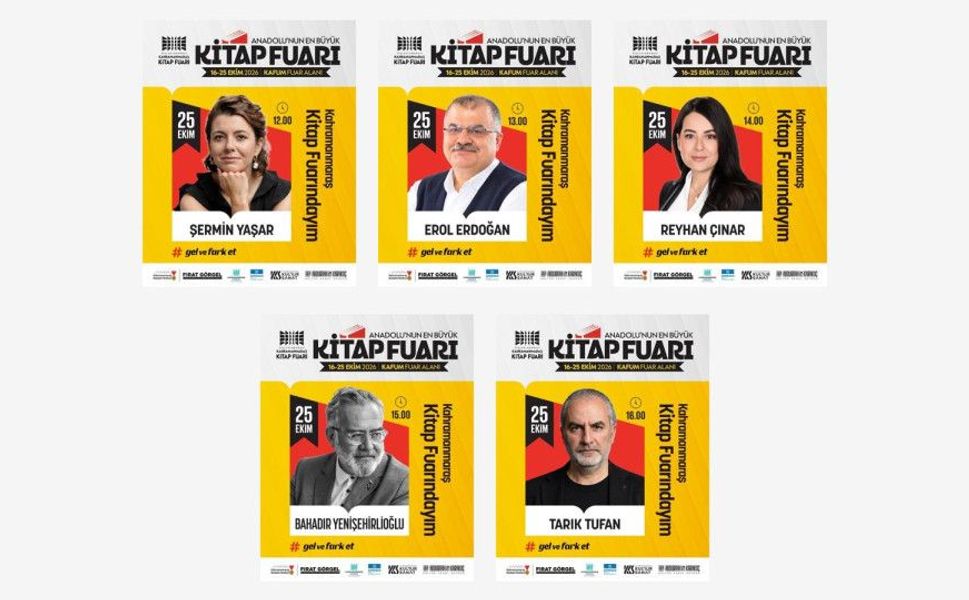 Anadolu’nun En Büyük Kitap Fuarı Son Gününde 5 Değerli İsmi Ağırlayacak