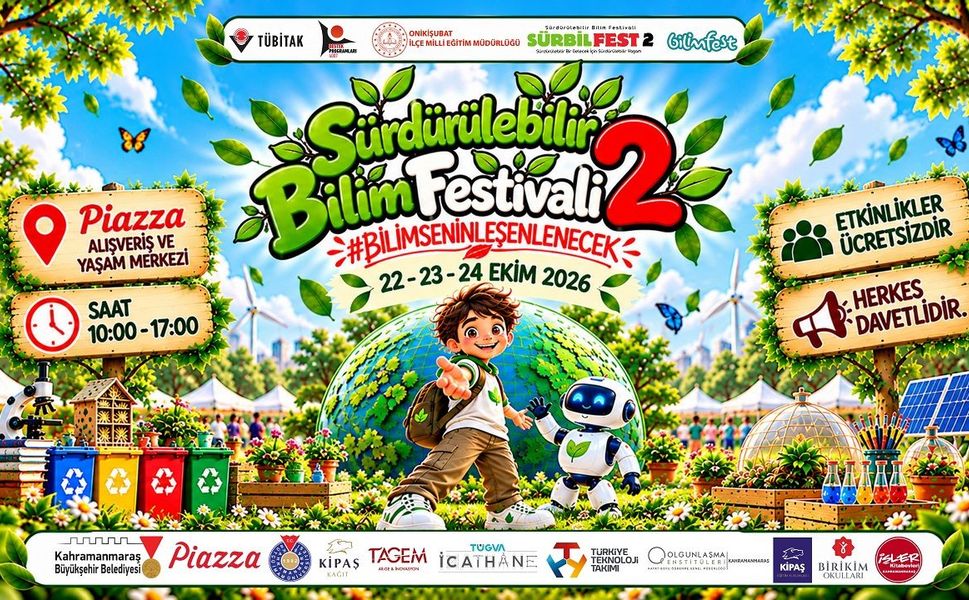 SÜRBİLFEST ile Bilimin Rüzgârı Kahramanmaraş’ta Esecek