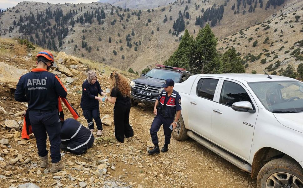 Kahramanmaraş’ta Dağlık Arazide Fenalaştı AFAD Yetişti
