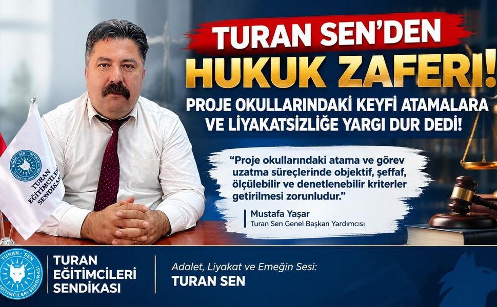 Turan Sen’den Proje Okulları ve Eğitimde Liyakat Vurgusu