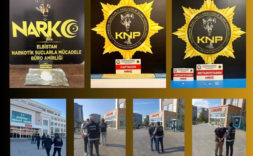 Kahramanmaraş’ta Yasaklı Madde Operasyonu: 5 Tutuklama