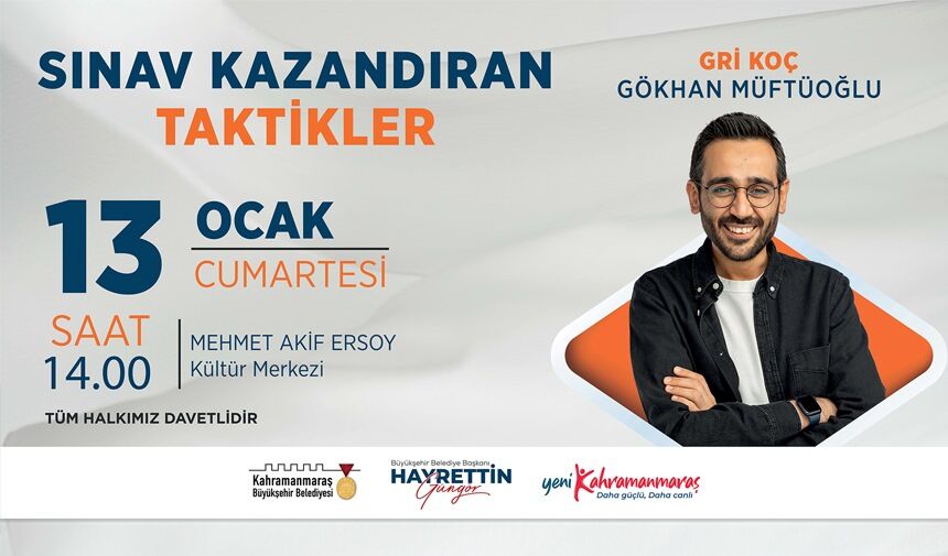 Gri Koç, Gençlere Sınav Kazandıran Taktikleri Anlatacak